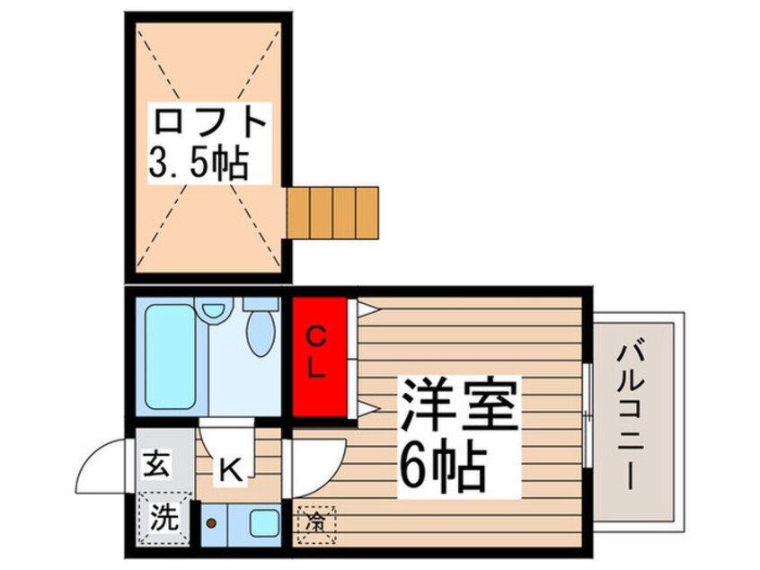 間取図 塩焼第3メゾン