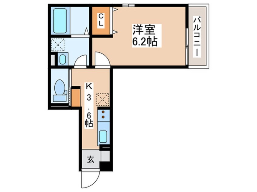 間取図 エムズ　バーレイ湘南平塚