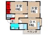 アド・コーポ 2DKの間取り