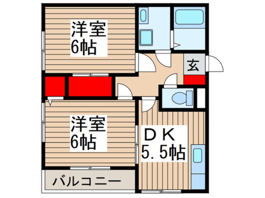 間取図 アド・コーポ