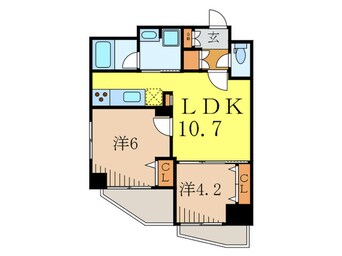 間取図 コンフォリア西蒲田