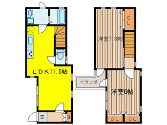 間取図 COMFORT赤堤