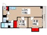 平沢松戸荘 2LDKの間取り