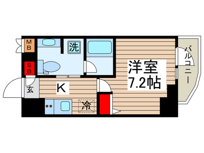 間取り図 ｽﾃｰｼﾞﾌｧｰｽﾄ門前仲町(903)