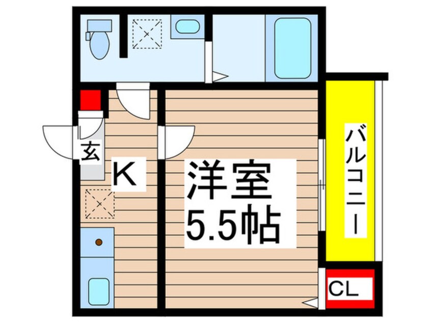 間取図 グレイシャス検見川