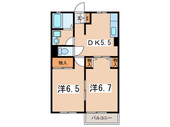 間取図 グリ－ンパレス斉藤分町