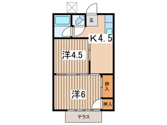 間取図 飯塚コーポ