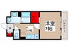 ヴィラージュ 1Kの間取り