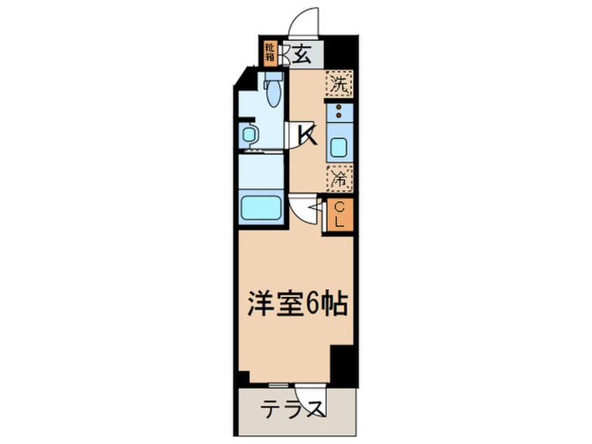 間取図 エルモサ川崎