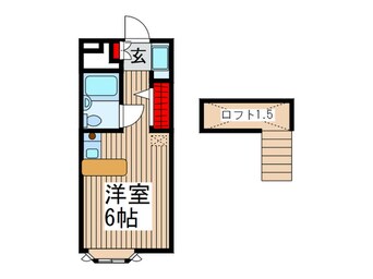 間取図 ﾍﾞﾙﾋﾟｱ桶川第5