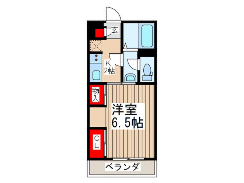 間取図 リブリ・南浦和