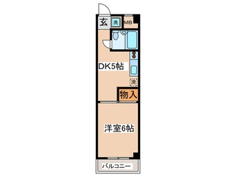 間取図 ラポドール調布