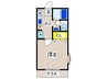 ア－クトゥルス 1Kの間取り