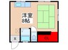 近藤ﾏﾝｼｮﾝ 1Rの間取り