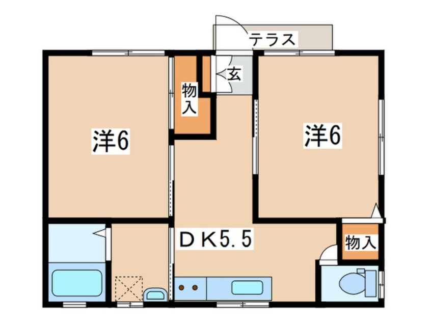 間取図 ヴィラサンライズ