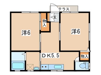 間取図 ヴィラサンライズ