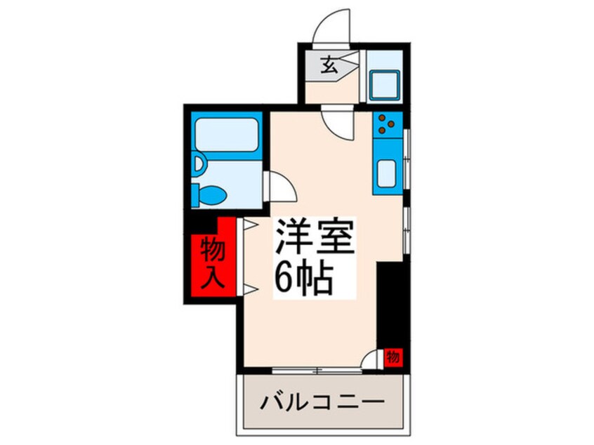 間取図 アストラル町屋(1001)