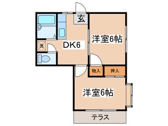 間取図 サンライフ赤堤