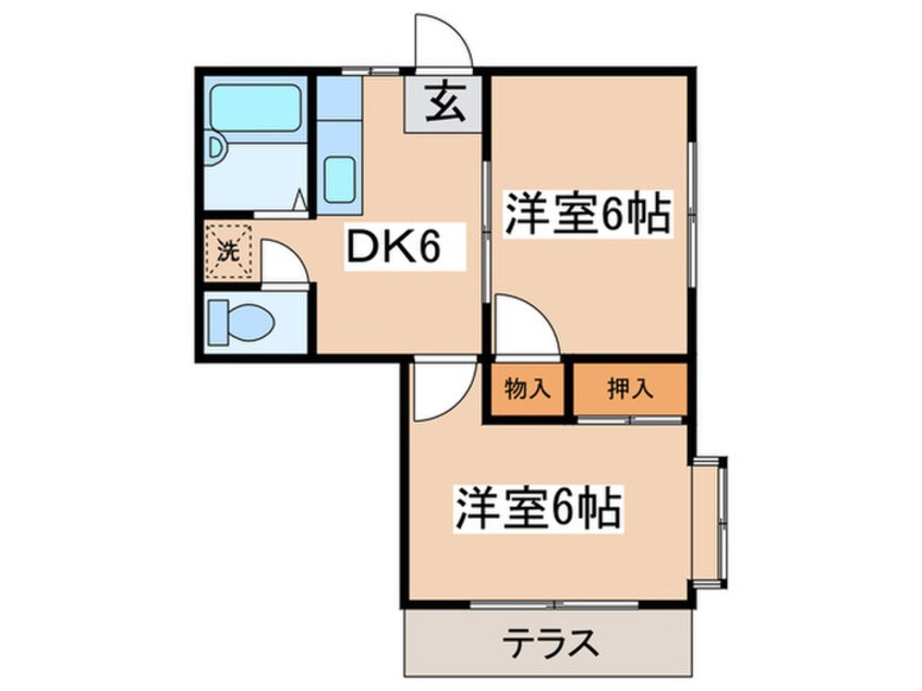 間取図 サンライフ赤堤