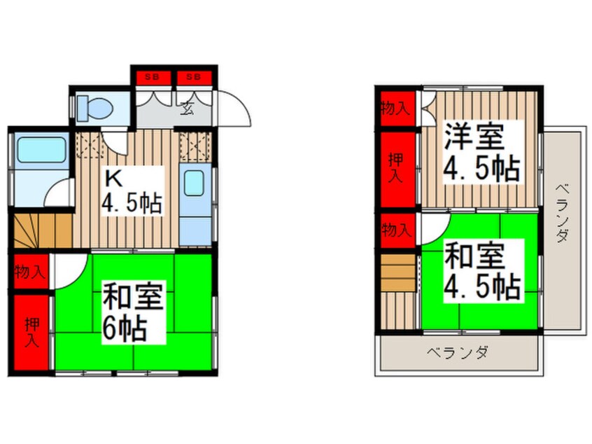 間取図 モンシャトン