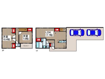 間取図 福岡中央KASHIYAⅡ　6号棟