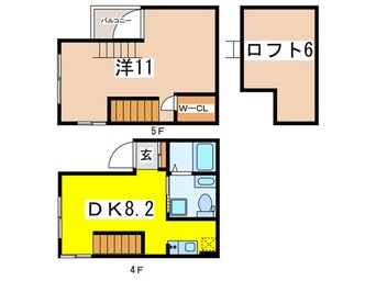 間取図 OriSimple秋葉原ビル