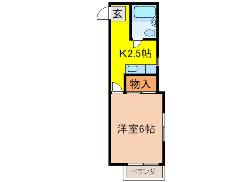 間取図 メゾネット松原