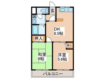 間取図 グリ－ンファミ－ル