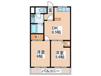 間取図 グリ－ンファミ－ル