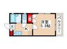 フォレストｋ 1Kの間取り