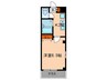 プレミアムバリュー板橋徳丸 1Kの間取り