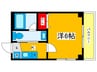 ガーデンアベニュー 1Kの間取り
