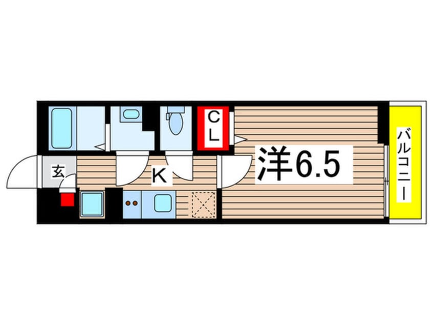 間取図 ヴィラ千葉