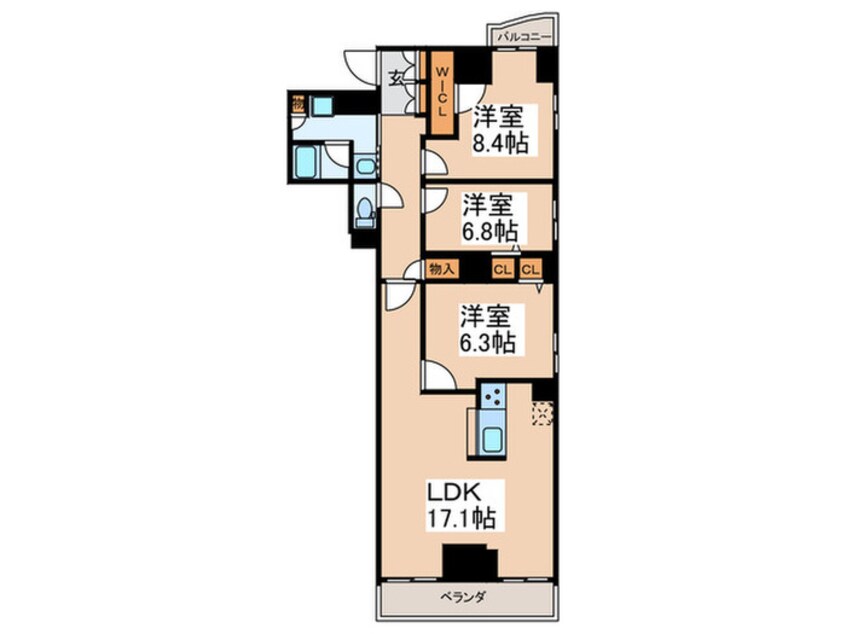 間取図 栖-浅草蔵前