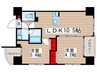 フォルトゥーナ門前仲町 2LDKの間取り