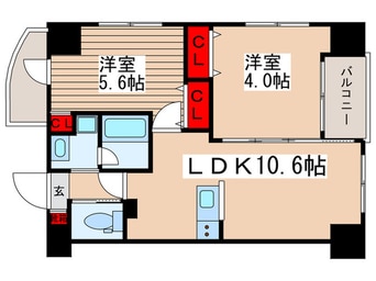 間取図 フォルトゥーナ門前仲町