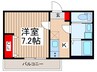 並木新町新築AP 1Kの間取り