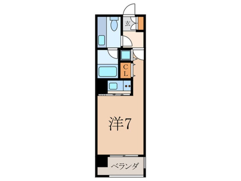 間取図 アサンブレ恵比寿