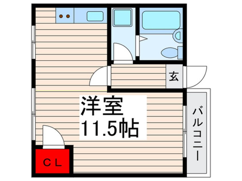 間取図 メゾン・ド・ローズ