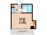 えびすハイム 1Kの間取り