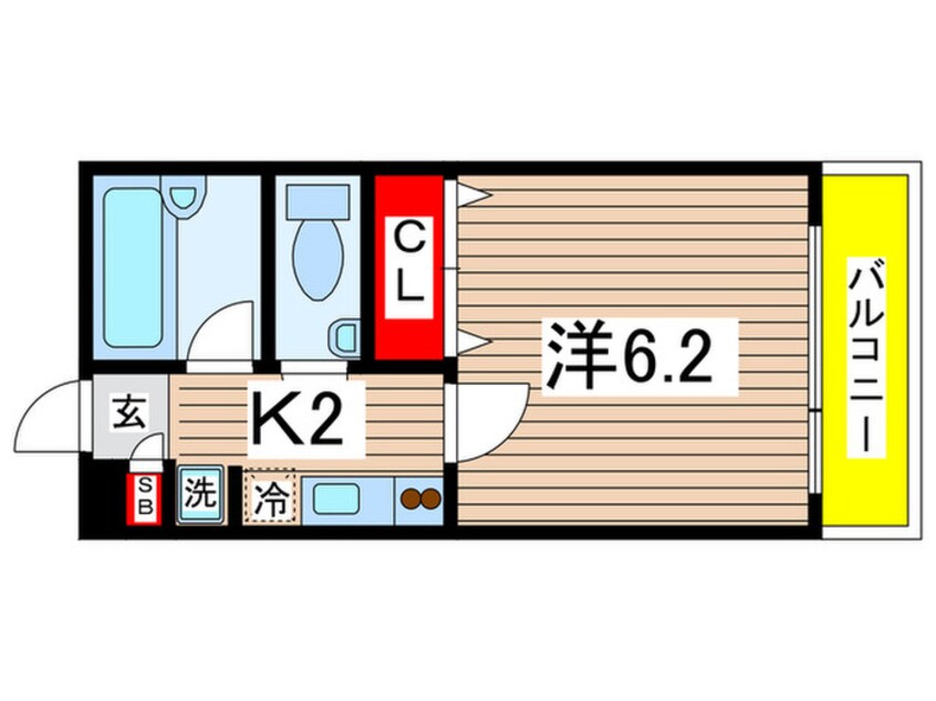 間取図 リヴェ－ル木場