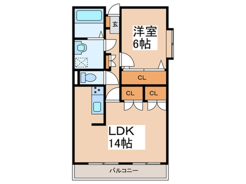 間取図 ファミール江田