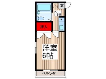 間取図 サンハイツSHIBUYA A