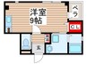 キーラゴー妙典 1Rの間取り