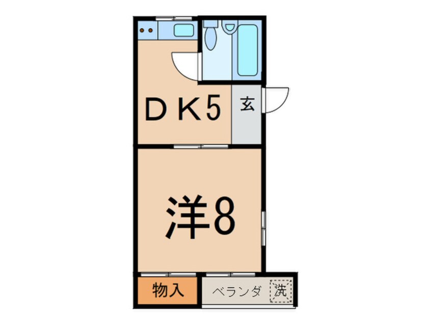 間取図 コーポ鳥澤