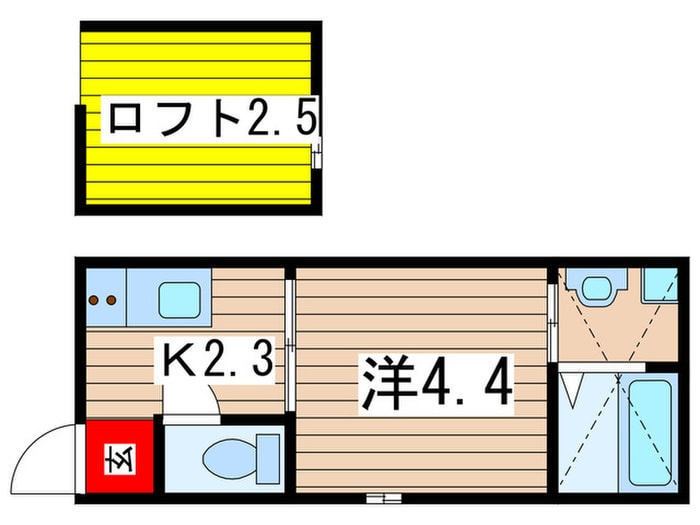 間取り図 HermitagedeYokosukaKinugasa