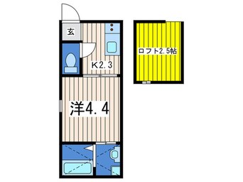 間取図 HermitagedeYokosukaKinugasa