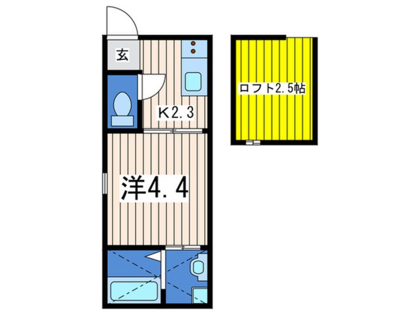 間取図 HermitagedeYokosukaKinugasa