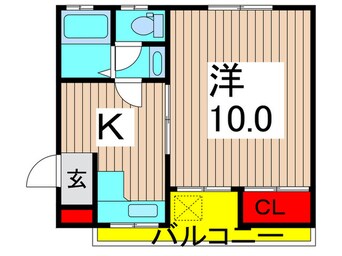 間取図 ハイツ増尾