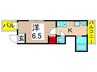 ファーストステージ五反野 1Kの間取り